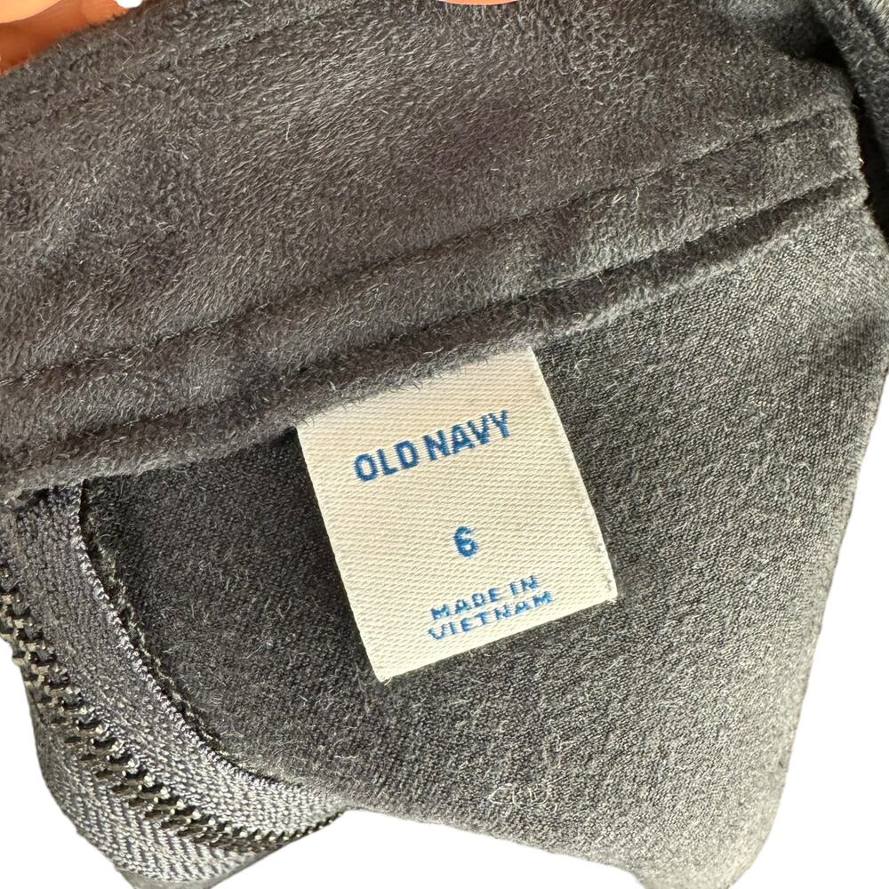 Old Navy NWT Black Faux Suede Utility A-line Mini Skirt - Picture 8 of 9